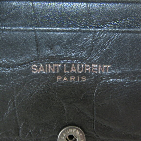 Saint Laurent Yves Business Wallet Leather Black Accessories Cases - Picture 6 of 6